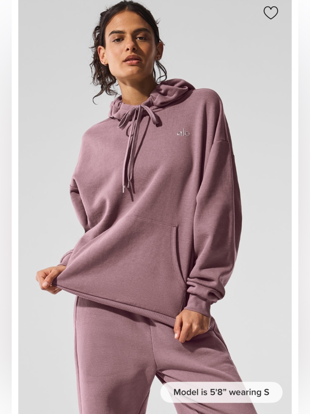 Alo yoga Accolade Hoodie - Smoky Quartz - Picture 4 of 5
